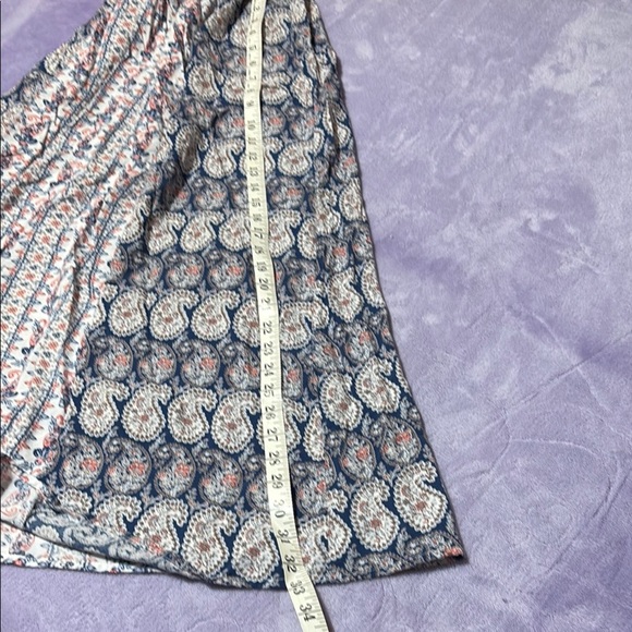 Japna White and Blue Pleated Halter Sundress - Picture 7 of 9